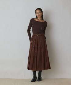 GRACE CONTINENTAL ビーズレザーチョーカー