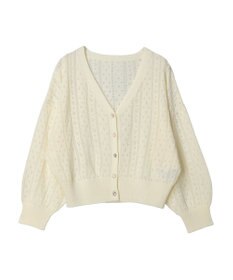 earth music&ecology キラキラボタンハートカーディガン