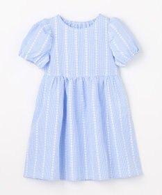 ANY KIDS 【洗濯機可能】サッカー ストライプワンピース