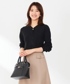 ANY SIS 【洗える】ボウタイ ニット