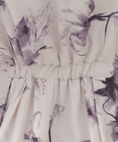 Tiaclasse 【2点セット】ニットボレロ＋花柄ワンピースセット