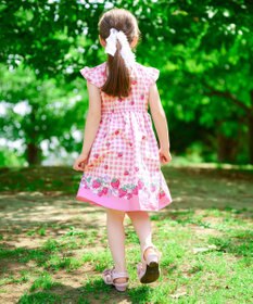 ANY KIDS 総柄 サマーワンピース