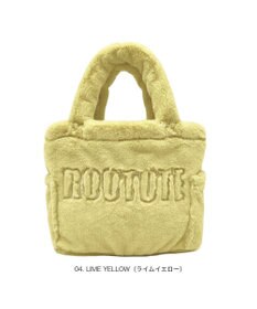 ROOTOTE 3637【ふわふわ】SC.スクエア.ファー.ロゴ-A