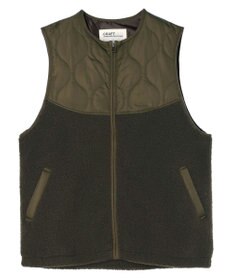 CRAFT STANDARD BOUTIQUE キルティングボア切替ベスト