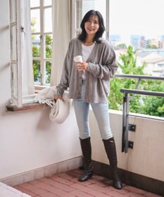 WEGO 【WEB限定/2025年秋冬新作//洗濯可/MLサイズ展開/ユニセックス着用ITEM】ドロップショルダーカーディガン