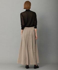 ICB 【洗える】 エステルメモリータフタ ロングスカート