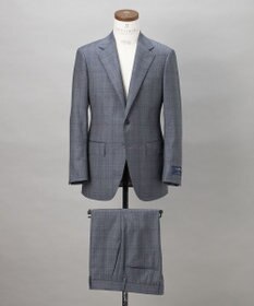 GOTAIRIKU 【ZEGNA/ゼニア】エレクタ スーツ(サックスブルーチェック)
