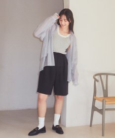 earth music&ecology フリルニットタンクトップ