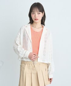 earth music&ecology フリルニットタンクトップ