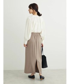 Green Parks とろみ衿フリルブラウス