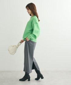 Green Parks 袖かのこニットプルオーバー