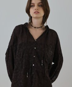 GRACE CONTINENTAL ビーズレザーチョーカー