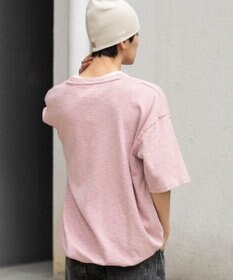 WEGO 【ユニセックス着用ITEM/MLサイズ展開】スラブヘンリーネックT（SS）