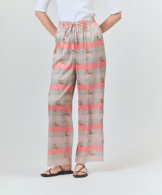 GRACE CONTINENTAL ロープボーダーパンツ