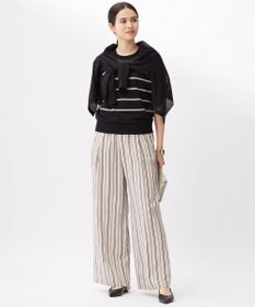 自由区 L 【洗える】ブライトシアー カーディガン