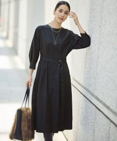 自由区 デニムライクツイル ワンピース