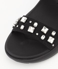 steppi 【洗える】ビジュー付 スポーツサンダル