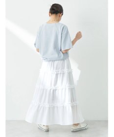 earth music&ecology デザインネックウラケプルオーバー