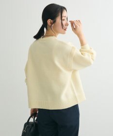 Green Parks 袖かのこニットプルオーバー