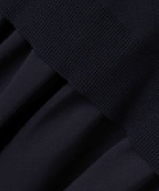 ICB レーヨンシルクストレッチブレンド ドッキングペプラムプルオーバー