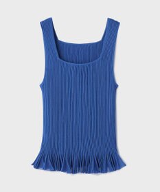 GRACE CONTINENTAL シアーフリルニットトップ