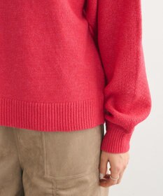 Green Parks 袖かのこニットプルオーバー