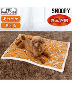 PET PARADISE スヌーピー 遠赤外線 角マット 《てくてく》