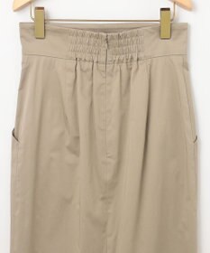 組曲 【WEB限定】サテンストレッチ Iラインスカート