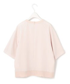 ICB 【新色追加・洗える】 FluidBackSatin Tブラウス