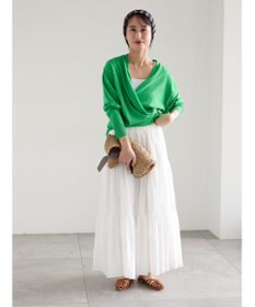 Te chichi 【雑誌掲載アイテム】2WAYカシュクールVネックカーディガン《2026 spring catalog item》