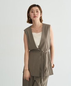 YECCA VECCA ドライタッチウエストベルトジレ