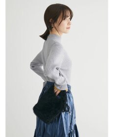 Green Parks ・ＥＬＥＮＣＡＲＥ　ＤＵＥ　ハイショクリブハイネックニット