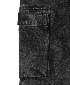 WEGO 【ユニセックス着用ITEM】デニムイージーカーゴパンツ
