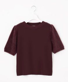 ANY SIS フェザースリーブ ニット