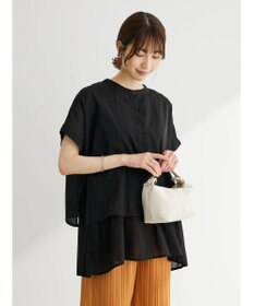 Green Parks インド綿　ＳＥＴ２点レイヤード風ブラウス