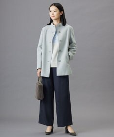 J.PRESS LADIES L 【WEB限定カラーあり・洗える】CAT ボートネック ブロッキング ニット