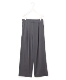 ICB 【接触冷感・UVケア・洗える】 ヴィスコースナイロンサテン ワイドパンツ