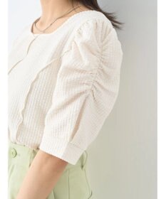 earth music&ecology ぽこぽこパワショルプルオーバー