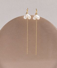 Phoebe プレシャススリーウォーターパールイヤリング