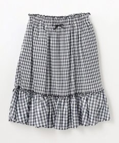 組曲 KIDS 【150-160㎝】ギンガムチェックプリーツ スカート