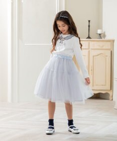 組曲 KIDS 【150-160㎝】トロンプルイユロン Tシャツ