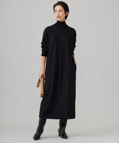 ICB ウールナイロンツイルジャージ ハイネックワンピース