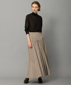 ICB 【洗える】 エステルメモリータフタ ロングスカート