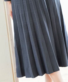 Tiaclasse L 【洗える】1枚で着映えするチェック柄編みニットワンピース