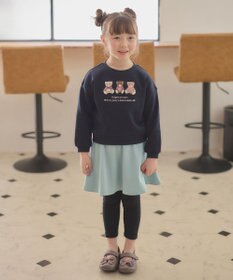 ANY KIDS 【らくっトレーナー】アニマル 裏毛 サガラ刺しゅう トレーナー