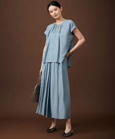 自由区 L 【カタログ掲載・人気素材・新型登場・新色追加・セットアップ対応】エアリーツイルプルオーバー ブラウス