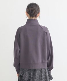 earth music&ecology チャンピオン　ｅｍａｅハーフジップ裏毛プルオーハ