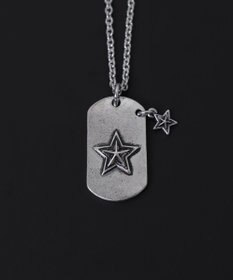 WEGO Mモチーフドッグタグネックレス