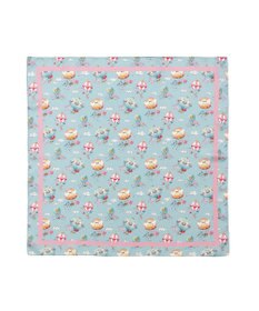 MOONBAT PAUL&JOE ACCESSOIRES(ポール & ジョー) シルクスカーフ 空 オーステルリッツ記念柱 ネコと毛糸 気球 65cm×65cm 手洗いOK