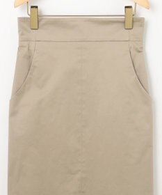 組曲 【WEB限定】サテンストレッチ Iラインスカート